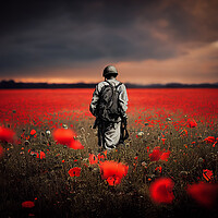 Buy canvas prints of The Unnamed Soldier by J Biggadike