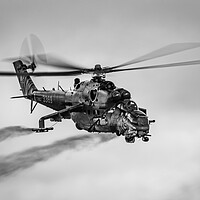 Buy canvas prints of Mil Mi-24 Hind Czech Air Force by J Biggadike