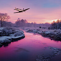Buy canvas prints of A Winter Sortie by J Biggadike