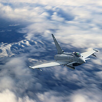 Buy canvas prints of Eurofighter Typhoon ZK309 by J Biggadike