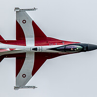 Buy canvas prints of Danish Air Force F-16AM Fighting Falcon	 by J Biggadike