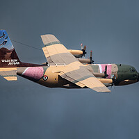 Buy canvas prints of Jordanian Lockheed C-130H Hercules by J Biggadike