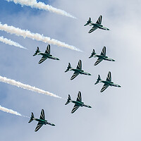 Buy canvas prints of The Saudi Hawks by J Biggadike