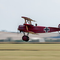 Buy canvas prints of Fokker DR1 The Red Baron by J Biggadike