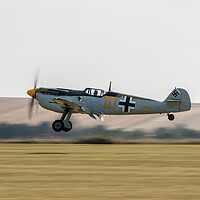 Buy canvas prints of Buchin Bf109 Touching Down by J Biggadike