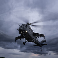 Buy canvas prints of Mil Mi-24P Hind by J Biggadike