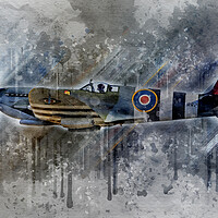 Buy canvas prints of Supermarine Spitfire HF Mk.IX RR232 by J Biggadike