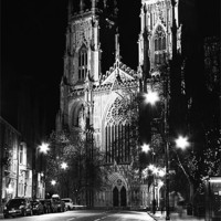 Buy canvas prints of York Cathedral in High Key by J Biggadike