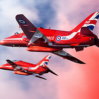 Red Arrows Smoke On Go