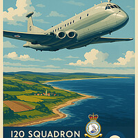 RAF Kinloss Vintage WW2 Poster