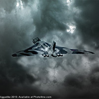 Buy canvas prints of Vulcan Storm by J Biggadike