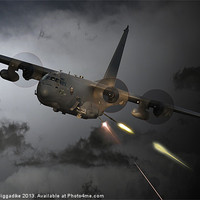 Buy canvas prints of Spooky C-130 by J Biggadike