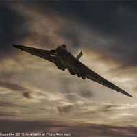 Buy canvas prints of Vulcan Sunset by J Biggadike