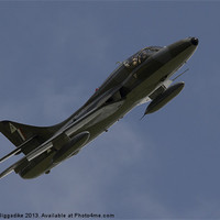 Buy canvas prints of Hawker Hunter by J Biggadike