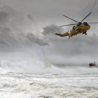 Buy canvas prints of Search and Rescue by J Biggadike