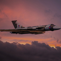 Buy canvas prints of XH558 Sunrise by J Biggadike