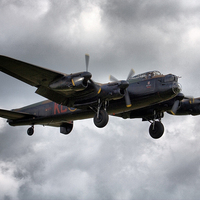 Buy canvas prints of Avro Lancaster PA474  by J Biggadike