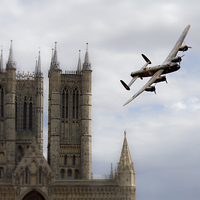 Buy canvas prints of Lancaster City Of Lincoln  by J Biggadike