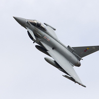 Buy canvas prints of Eurofighter Typhoon FGR4  by J Biggadike