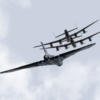 Buy canvas prints of Avro Sisters Form Up  by J Biggadike