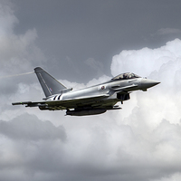Buy canvas prints of RAF Typhoon  by J Biggadike