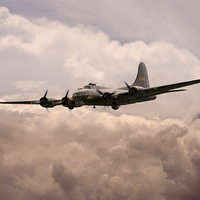 Buy canvas prints of Warbirds - Flying Fortress  by J Biggadike
