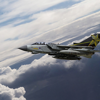 Buy canvas prints of 31 Squadron 90th Tornado   by J Biggadike