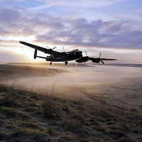 Buy canvas prints of A Frosty Lancasters Morning by J Biggadike