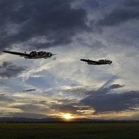 Buy canvas prints of Blenheim Sortie  by J Biggadike