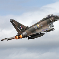 Buy canvas prints of RAF Typhoon Display by J Biggadike