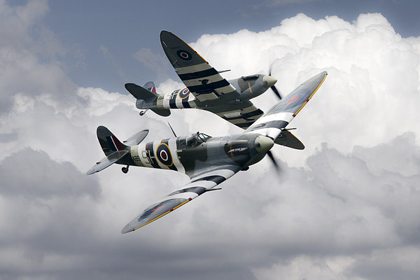Spitfire Flying Legends Framed Print by J Biggadike