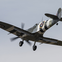 Buy canvas prints of Spitfire AB910 Recovers by J Biggadike