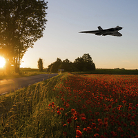 Buy canvas prints of Bomber Sundown by J Biggadike