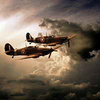 Buy canvas prints of WW2 Front Line Fighters by J Biggadike