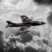 Buy canvas prints of Hawker Hunter by J Biggadike