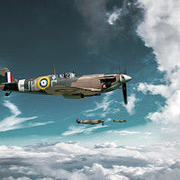Buy canvas prints of Supermarine Spitfire Vb BM597 by J Biggadike