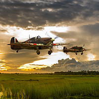 Buy canvas prints of Hurricanes Come Home by J Biggadike