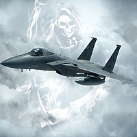 Buy canvas prints of F15 Reaper by J Biggadike