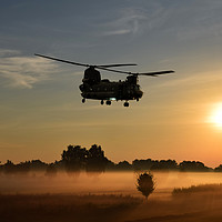 Buy canvas prints of The CH47 Chinook by J Biggadike