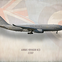 Buy canvas prints of Airbus Voyager KC3 ZZ337 by J Biggadike