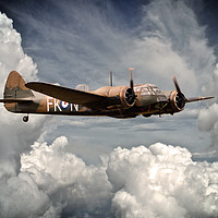 Buy canvas prints of 219 Squadron Bristol Blenheim by J Biggadike