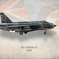 Buy canvas prints of BAC Lightning F.6 XS904 by J Biggadike