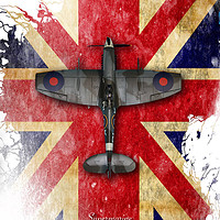 Buy canvas prints of Spitfire Mk.XII by J Biggadike