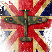 Buy canvas prints of Hawker Hurricane Mk.I by J Biggadike