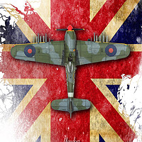 Buy canvas prints of Hawker Typhoon Mk.IB by J Biggadike