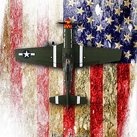 Buy canvas prints of North American P-51 Mustang 'Old Crow' by J Biggadike