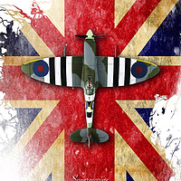 Buy canvas prints of Supermarine Spitfire Mk.IXc by J Biggadike