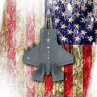 Buy canvas prints of USAF Lockheed Martin F-35B by J Biggadike