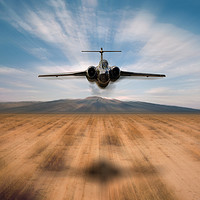 Buy canvas prints of Low Level Bomber by J Biggadike