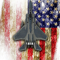 Buy canvas prints of McDonnell Douglas F-15c Eagle by J Biggadike